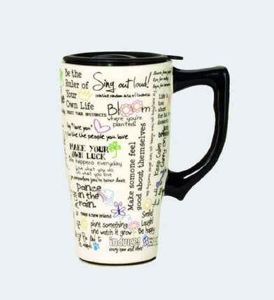 Spoontiques Mug, Ceramic, White, 1 Count (Pack of