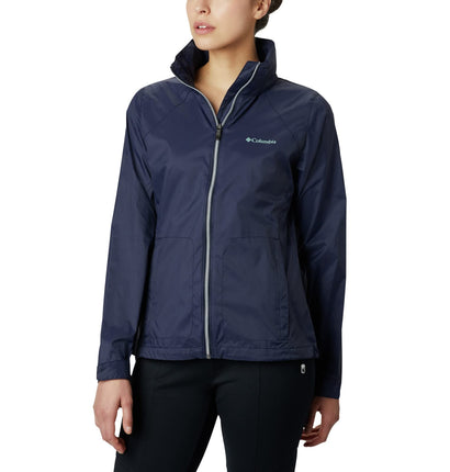 Columbia Women's Switchback III Jacket Rain, Lapis