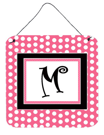 Caroline's Treasures Letter M Initial with Pink/Bl