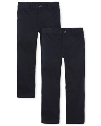 The Children's Place Boys' Chino Pants, Pack of Tw
