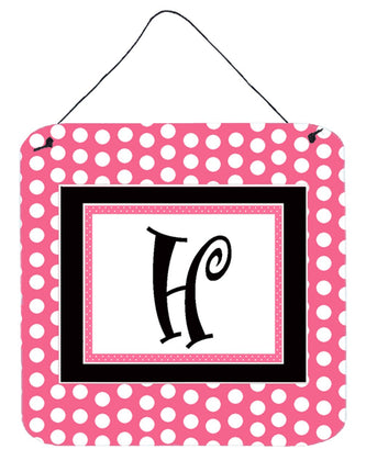 Caroline's Treasures Letter H Initial with Pink/Bl