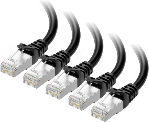 Cable Matters 10Gbps 5-Pack Snagless Shielded Cat