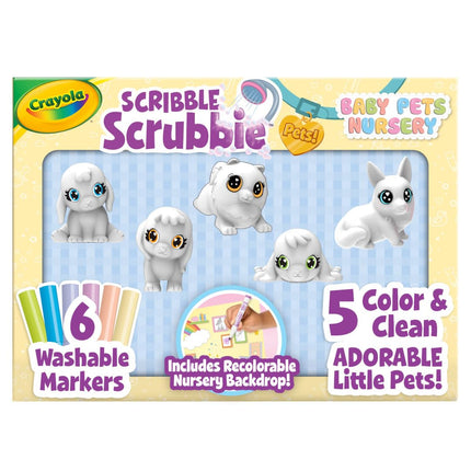 CRAYOLA Scribble Scrubbie Baby Pets Nursery, Gift
