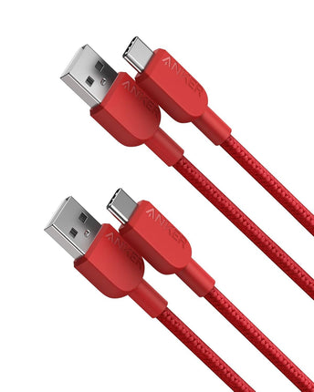 Anker USB A to USB C Cable, Charger Cord (2 Pack,3