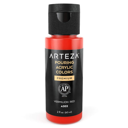 ARTEZA ARTZ-9641 Art-Paints, Vermilion Red 2 Fl Oz