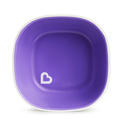 Munchkin Splash Toddler Bowls 3 Pack (Purple)