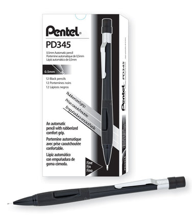 Clic Mechanical Pencil, 0.5mm Point Size, Black Ba