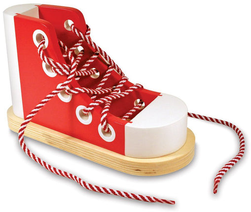 Wooden Lacing Shoe + FREE Melissa & Doug Scratch A