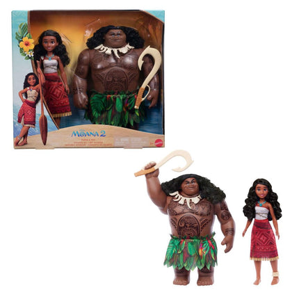 Mattel Disney Moana 2 Voyager 2 Doll Set, Moana &