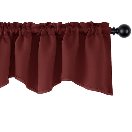 Deconovo Solid Color Rod Pocket Curtains Blackout
