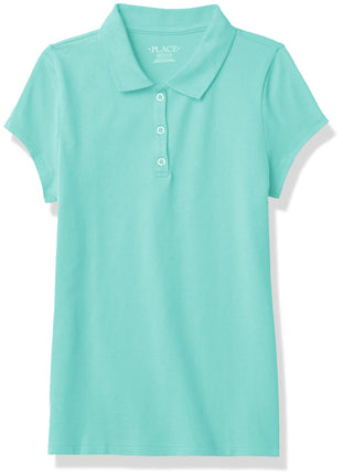 The Children's Place Girls' Uniform Pique Polo, Se