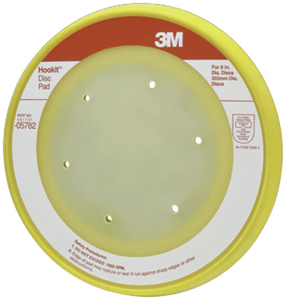 3M 05782 Hookit 8" Dust Free Disc Pad