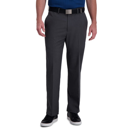 Haggar Men's PLN Cool Right Pant, Dark Grey, 34 X