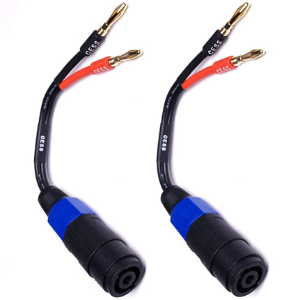 CNCESS CESS-004 Banana Plug to Female Speakon Spea