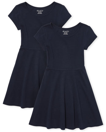 The Children's Place Girls' 2 Pack Short Sleeve Ba