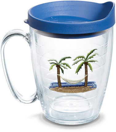 Tervis Palm Tree & Hammock Scene Made in USA Doubl
