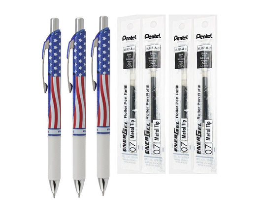 Pentel EnerGel Deluxe RTX Liquid Gel Ink Pen Set K