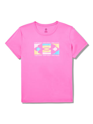 Under Armour Girls' Tech Big Logo Short Sleeve T S
