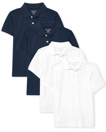 The Children's Place Boys' Short Sleeve Pique Polo