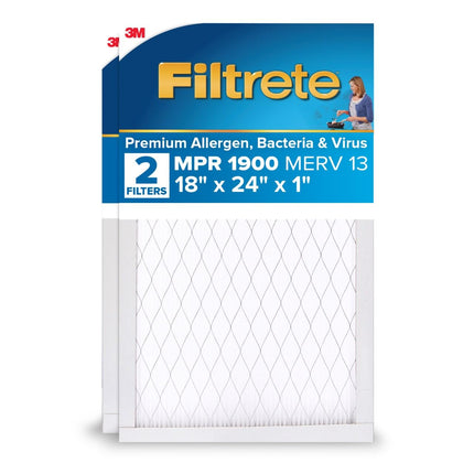 Filtrete 18x24x1 AC Furnace Air Filter, MERV 13, M