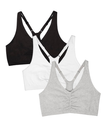 Fruit of the Loom Women's Adjustable Shirred Front