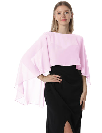 Hotshawl Capelets for women Chiffon Cape Shawls an