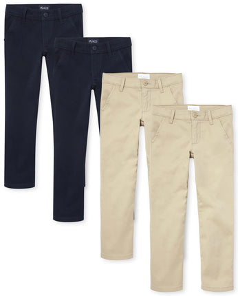 The Children's Place Girls' Skinny Chino Pants, Sa