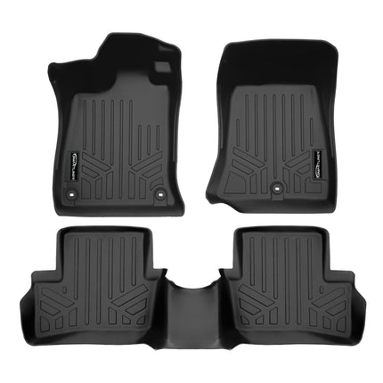 SMARTLINER Custom Fit All Weather 2 Row Black Car