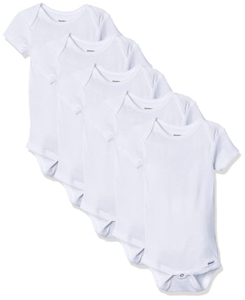 Gerber Baby Soft Cotton Short Sleeve Onesies 5-pac