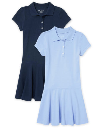 The Children's Place Girls' Uniform Pique Polo Dre