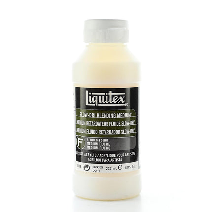 Liquitex 6308 Slow-Dri Blending Fluid Medium, 8-Ou