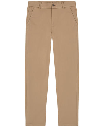 Nautica Boys' School Uniform Flat Front Warp Knit