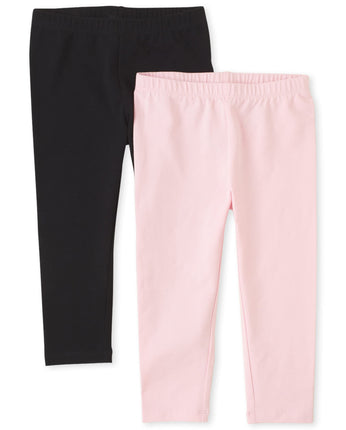 The Children's Place Girls' Leggings 3/4 Pant, Hea