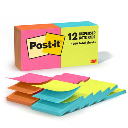 Post-it Pop-up Notes 3x3 in, 12 Pads, America's�s