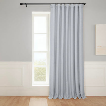 HPD Half Price Drapes Faux Linen Room Darkening Cu