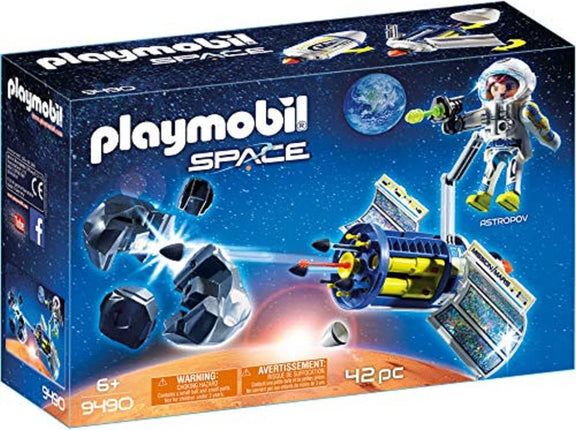 Playmobil 9490 Space Satellite Meteoroid Laser wit