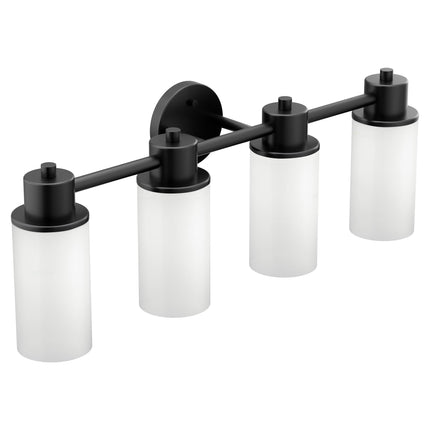 Moen DN0764BL Iso 4-Light Dual-Mount Bath Bathroom