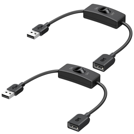 Cable Matters 2-Pack USB On Off Switch - 1ft, Supp