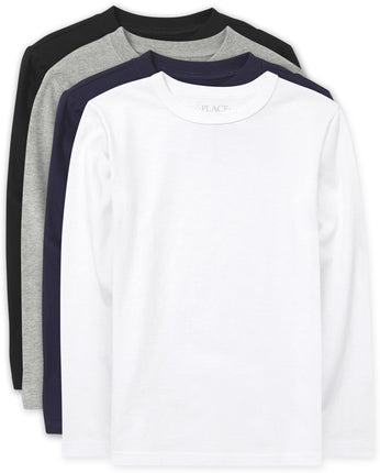 The Children's Place boys Long Sleeve Basic Layeri