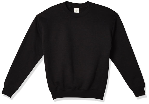 Hanes Boys Eco Smart Crew, Black, X-Small