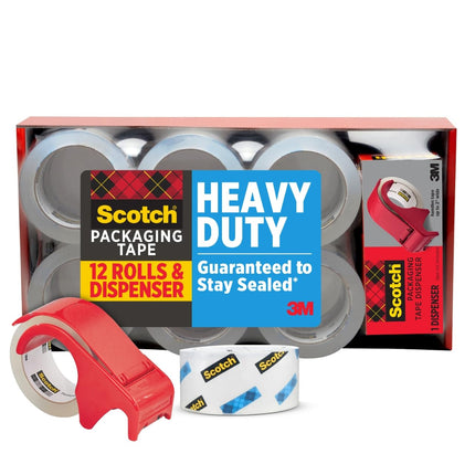 Scotch Heavy Duty Shipping Packaging Tape, 1.88" x