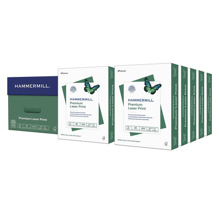 Hammermill - Laser Print Paper, 26lb, 98 Bright, 8