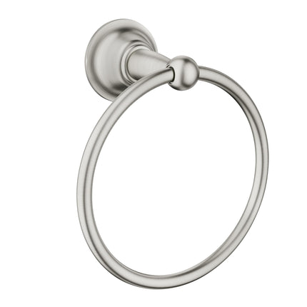 Moen DN6886BN Sage Bathroom Towel Ring, Brushed Ni