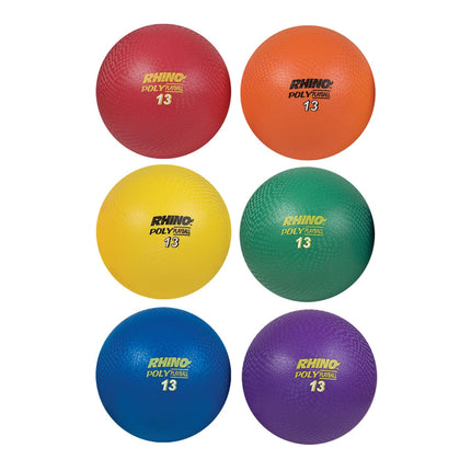 Champion Sports PX13SET Rhino Poly Playground Ball