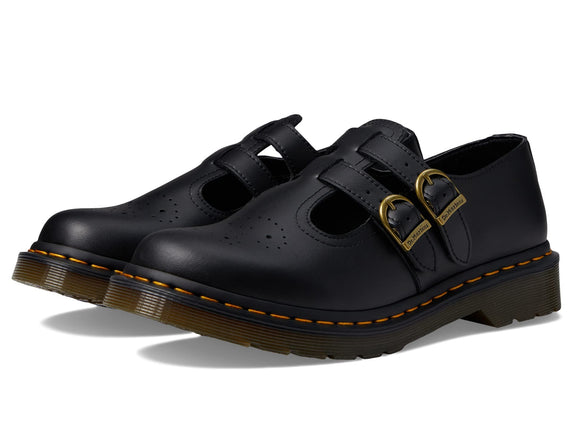Dr. Martens Women's Vegan 8065 Mary Jane Flat, Bla