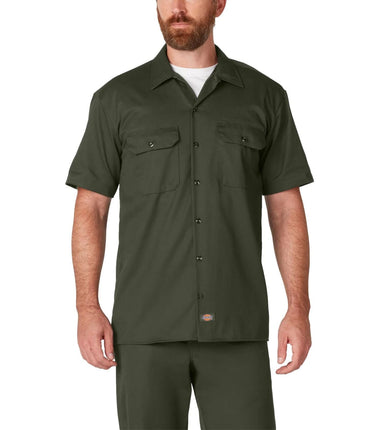 Dickies Twill SS Work Shirt Original, Green, XX-La