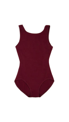 Capezio High-Neck Tank Leotard - Girls, Burgundy,