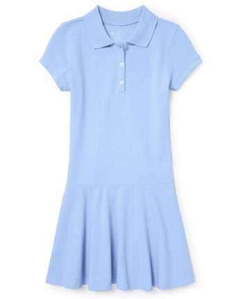 The Children's Place Girls' Pique Polo Dress, Day