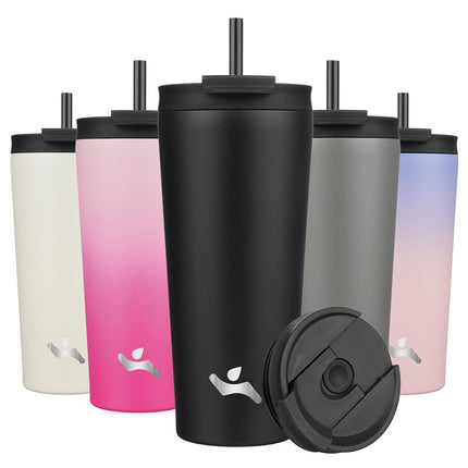 Konokyo 22OZ Insulated Tumbler with Lid and 2 Stra