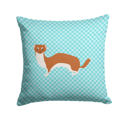 Caroline's Treasures BB8044PW1414 Weasel Blue Chec